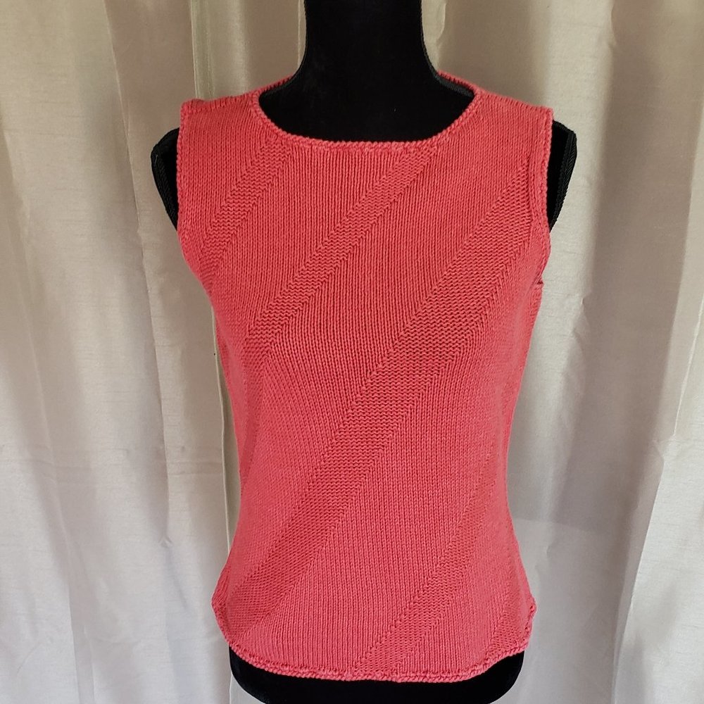 Talbots Woman Knitted Sleeveless Sweater